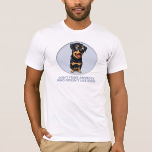 T-shirt Confiance de rottweiler