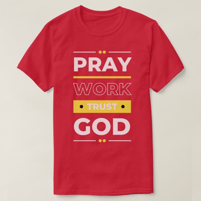 T-shirt Confiance en Dieu (Design devant)
