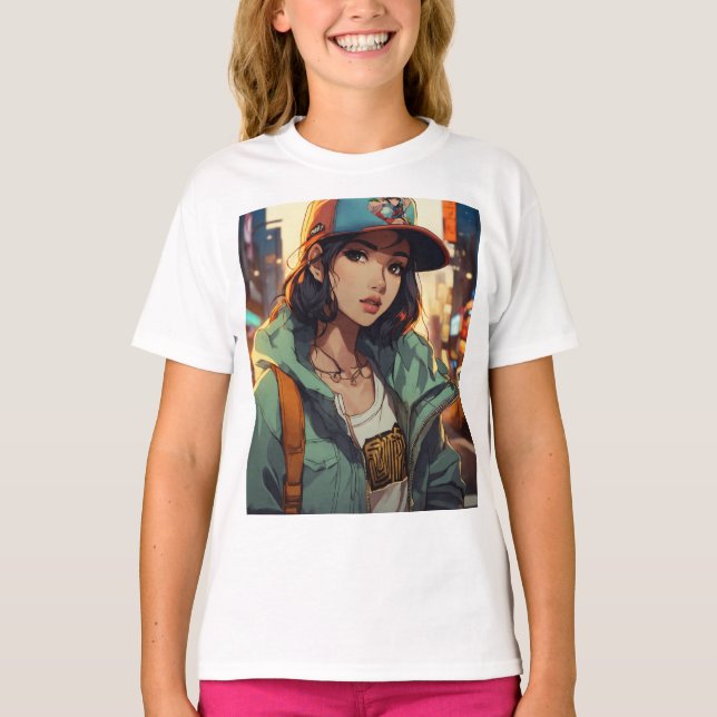 T-shirt "Confiance et audace : Tee - shirts d'attitude pou (Devant)