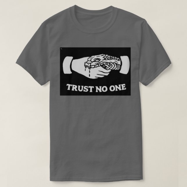 T-shirt Confiance no one 2 (Design devant)