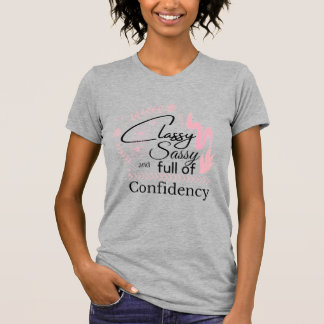 T-shirt Confiance Sassy Classique Manche courte Femme