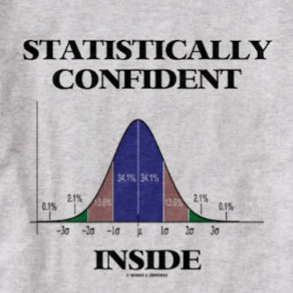T-shirt Confiance statistique à l'intérieur (Humour de cou