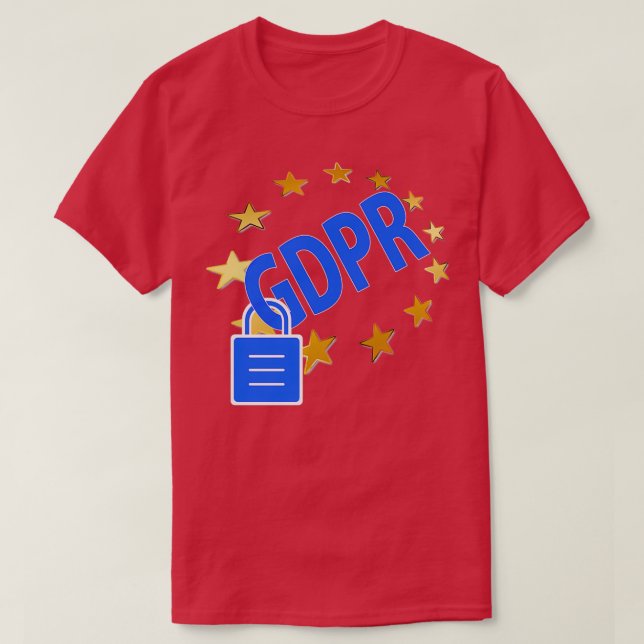 T-shirt Confidentialité des données DSGVO GDPR (Design devant)