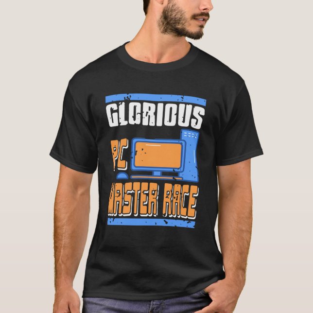 T-shirt Configuration de jeu glorieuse passionné d'ordinat (Devant)