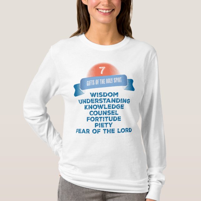 T-shirt Confirmation 7 Dons de l'Esprit Saint (Devant)