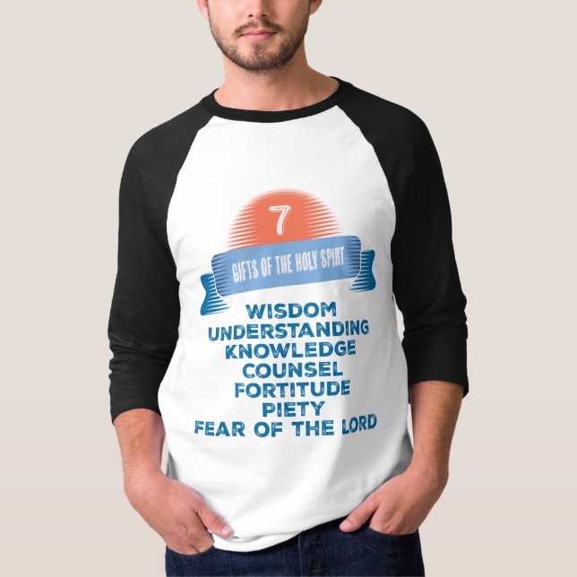 T-shirt Confirmation 7 Dons de l'Esprit Saint (Devant)