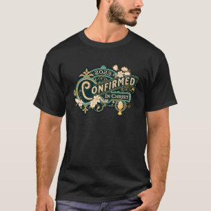 T-shirt Confirmation catholique 2023 Filles femmes Catho r