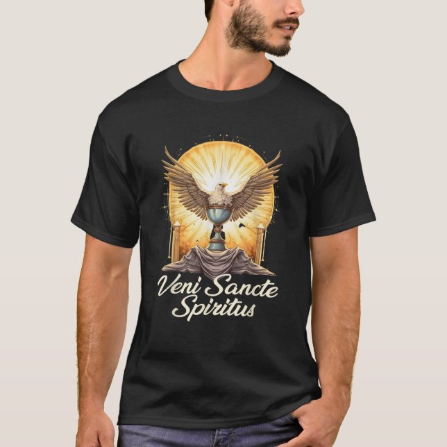 T-shirt Confirmation de l'Esprit Saint Messe latine cathol (Devant)