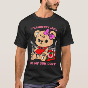 T-shirt Confitures de fraises mais mon pistolet ne fait pa