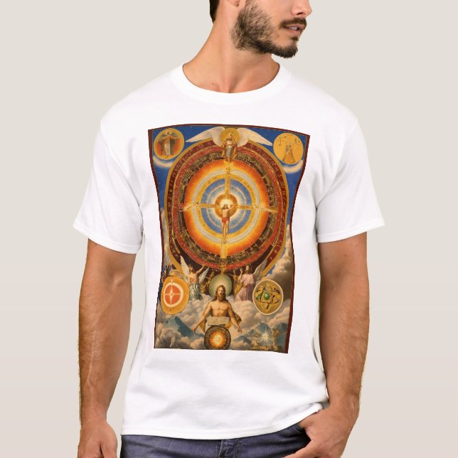 T-shirt Confluence de la Sagesse Néo-Gnostique : La Sainte (Devant)