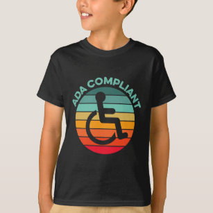 T-shirt Conformité ADA Conformité Accessibilité Conformité