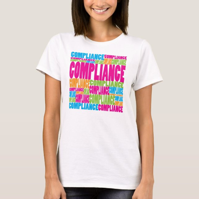 T-shirt Conformité colorée (Devant)