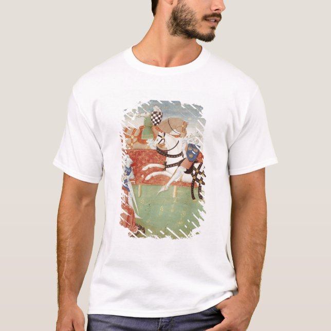 T-shirt Confrontation de deux chevaliers avant le roi (Devant)