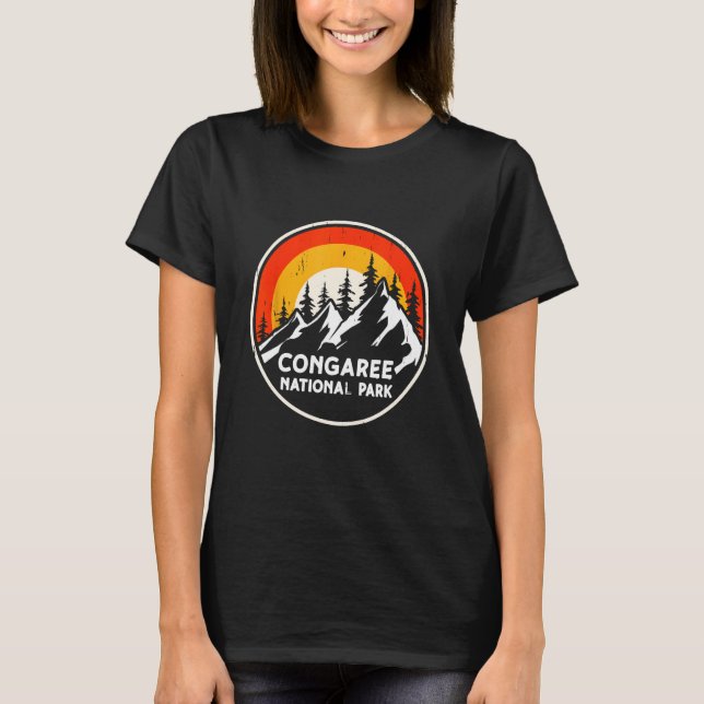 T-shirt Congaree National Park Mountain Camping South Caro (Devant)