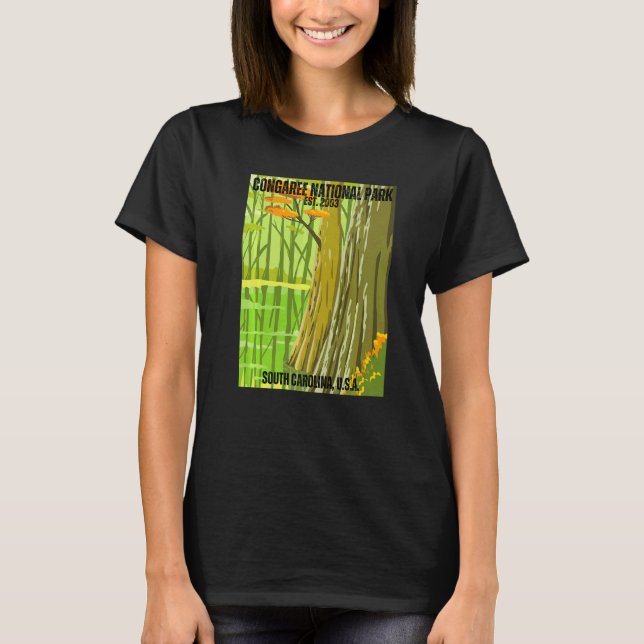 T-shirt Congaree National Park South Carolina State Souven (Devant)
