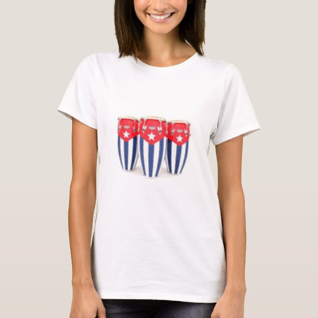T-shirt Congas cubaines (Devant)