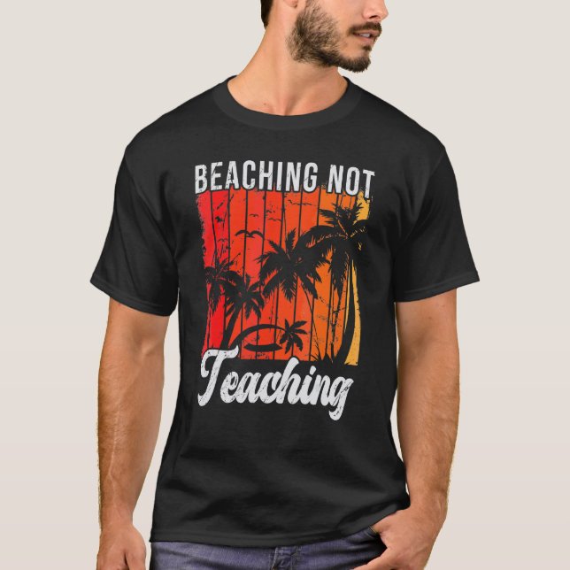 T-shirt Congés d'été pour enseignants sans enseignement Pl (Devant)