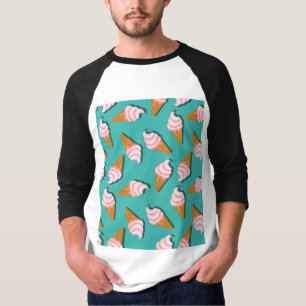 T-shirt Congés gaufres crème glacée et yaourt surgelé moti