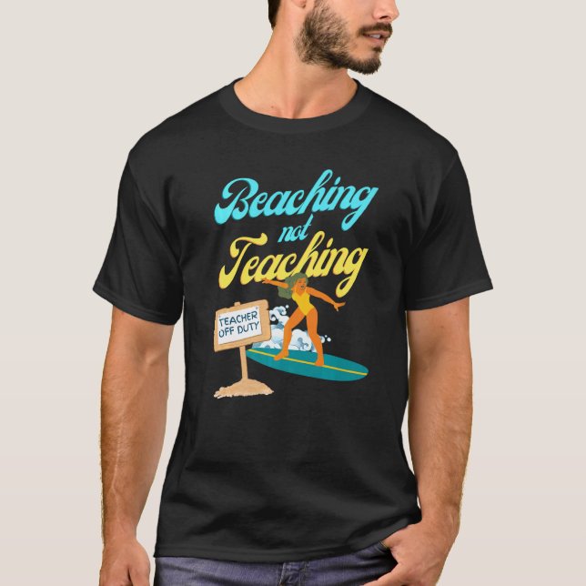 T-shirt Congés Pas Enseignement Enseignant Hors Service Ét (Devant)