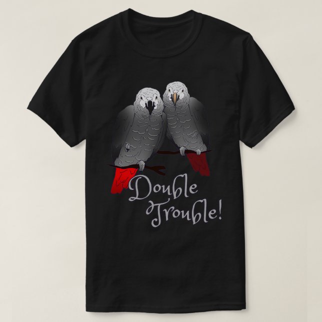 T-shirt Congo et Timneh African Grey Parrot (Design devant)