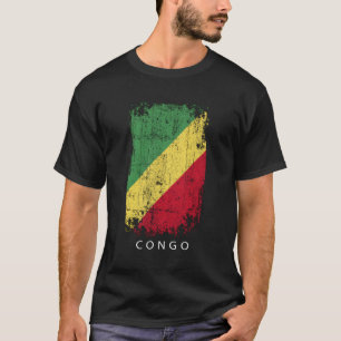 T-shirt Congo Pays Drapeau Congo