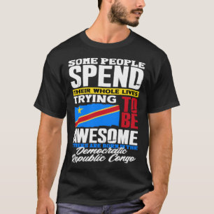 T-shirt Congolais RD Congo Drapeau Congolais Citation