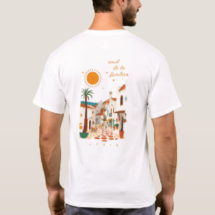 T-shirt Conil de la frontera Espagne ville blanche vêtemen