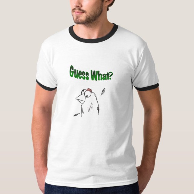 T-shirt Conjecture ce qui ? Bout de poulet (Devant)