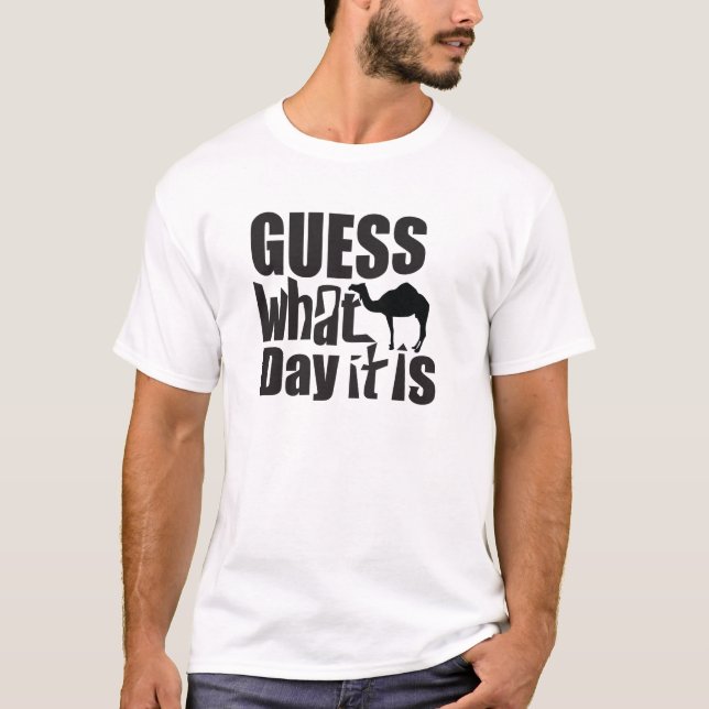 T-shirt conjecture quel jour c'est (Devant)