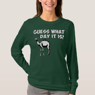 T-shirt Conjecture quel jour c'est ? Chameau de journée e