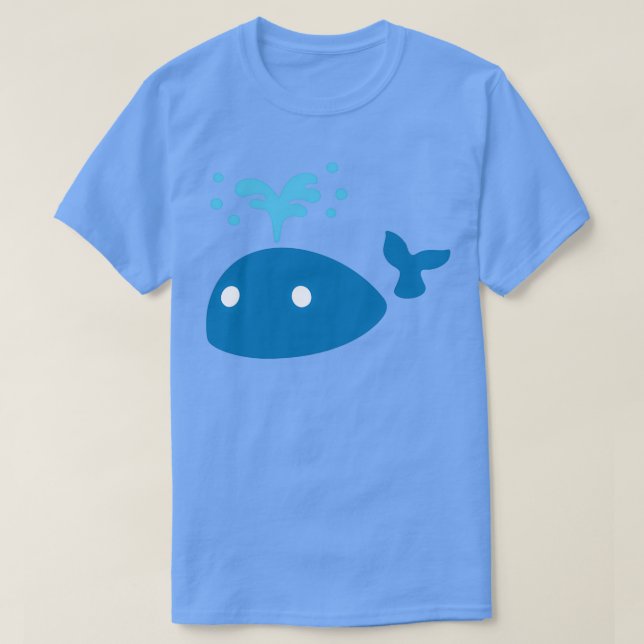 T-shirt Conjoint de baleine mignon cadeau pour la baleine  (Design devant)