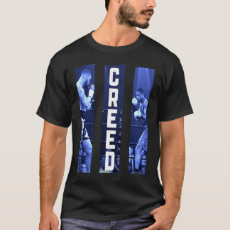 T-shirt Conlan and Creed triptych blue