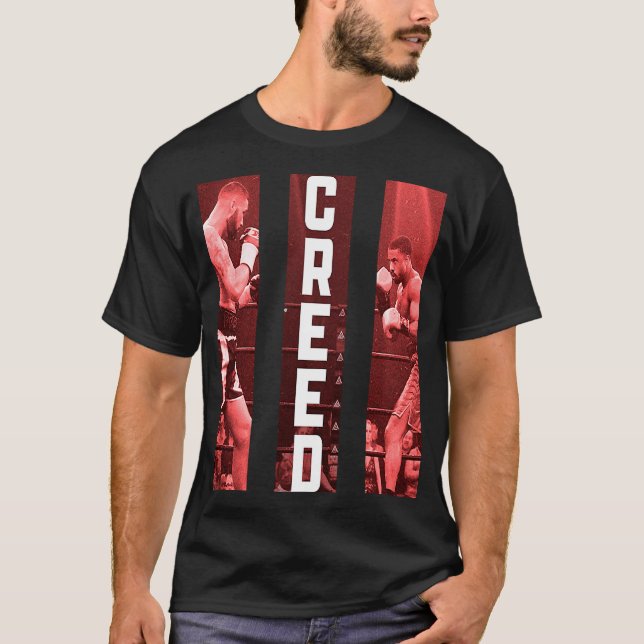 T-shirt Conlan et Creed triptyque rouge (Devant)