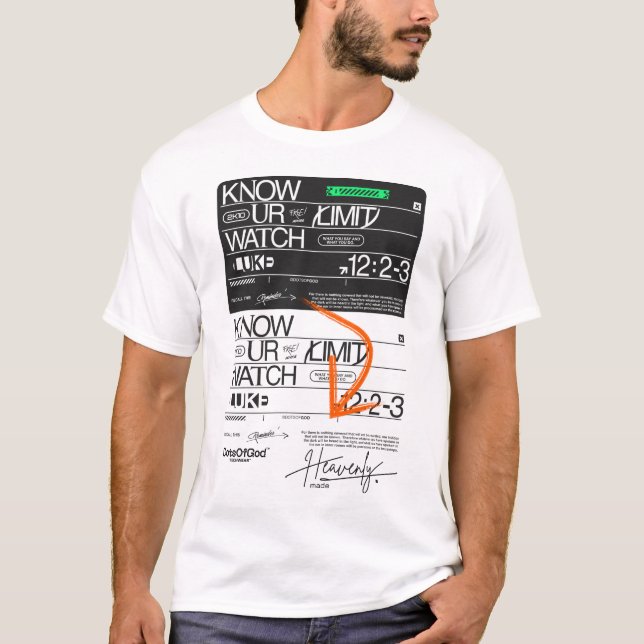 T-SHIRT CONNAIS TES LIMITES (Devant)