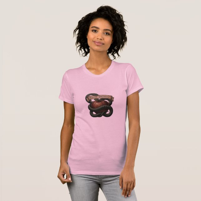 T-shirt Connais-toi toi-même (Devant entier)