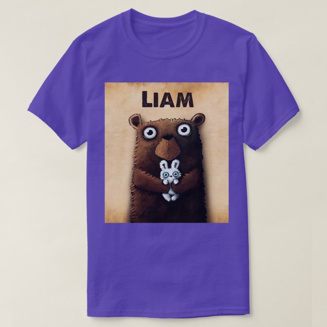 T-shirt Connaissance de l'ours et de l'ours de lapin (Design devant)
