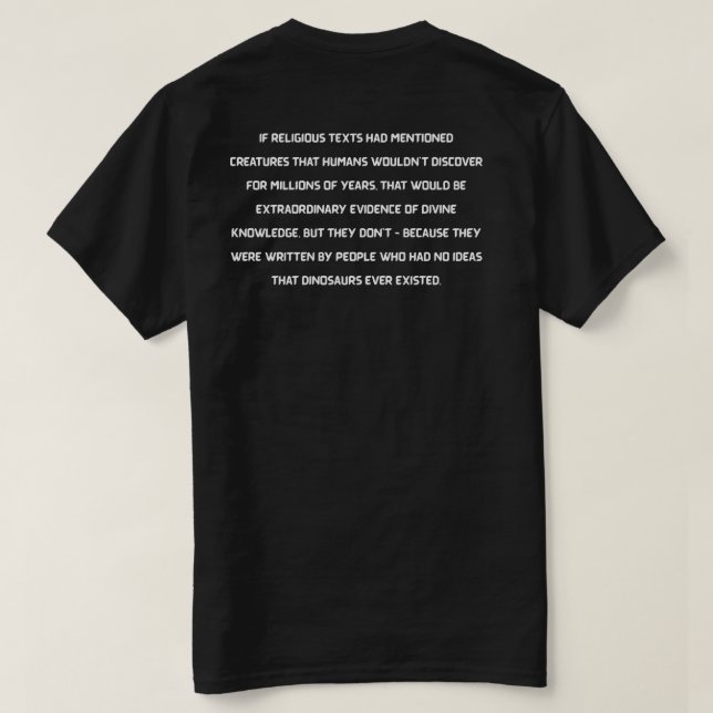 T-shirt Connaissance divine vs Réalité (Design dos)