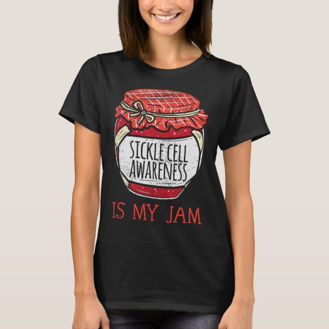 T-shirt Connaissance du support de la cellule de faucille  (Devant)