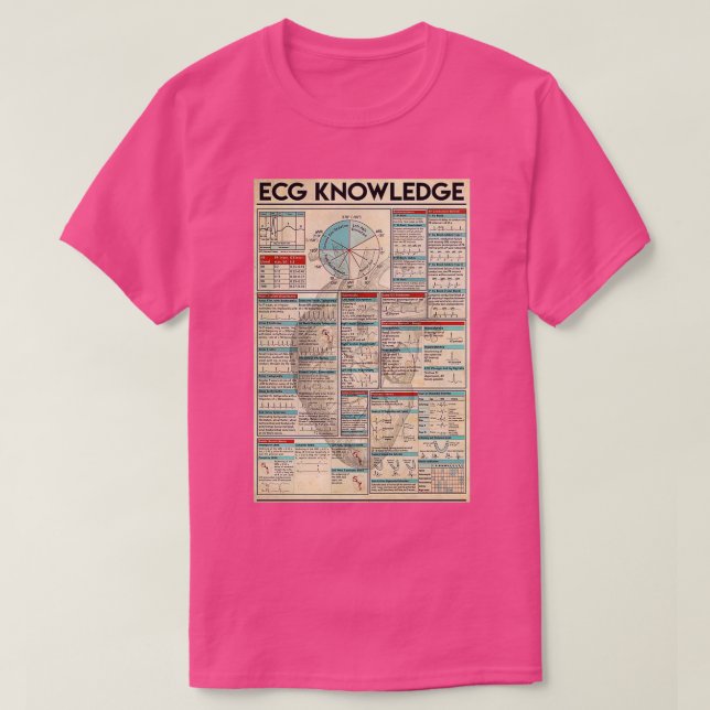 T-shirt Connaissance ECG (Design devant)