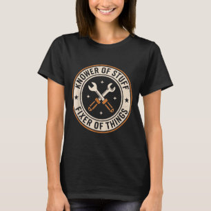 T-shirt Connaisseur de Choses Réparateur de Trucs Humour d