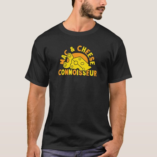 T-shirt Connaisseur de Mac & Cheese Macaroni Au Fromage No (Devant)