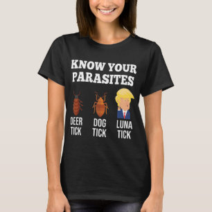 T-shirt Connaissez vos Parasites anti-Trump Luna Tick Resi