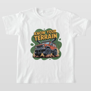 T-shirt Connaissez Votre Terrain Camion Tout-Terrain 4x4 D