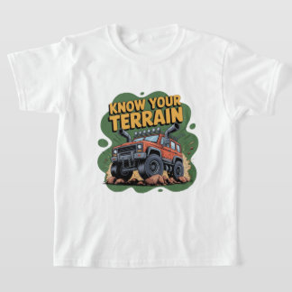T-shirt Connaissez Votre Terrain Camion Tout-Terrain 4x4 D