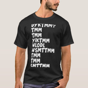 T-shirt Connaissez-vous l'homme au muffin Dyktmm nostalgie