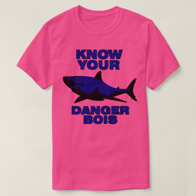 T-shirt Connaissez-vous votre danger Bois (Design devant)