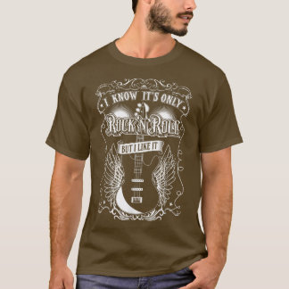 T-shirt Connaître Son Rock Et Rouleau Mais J'Aime ItBass G