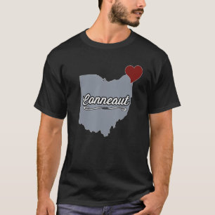 T-shirt Conneaut Ohio OH City State USA mignon Souvenir