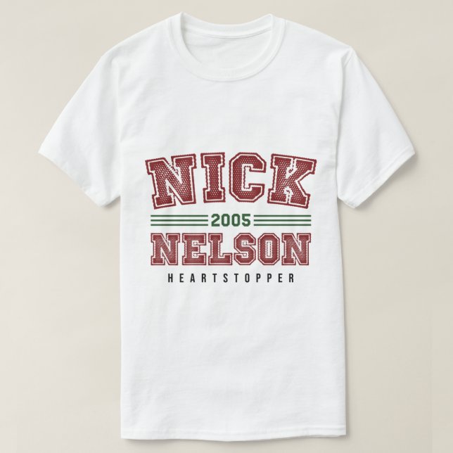 T-shirt Connecteur de kit Heartstopper nick nelson (Design devant)