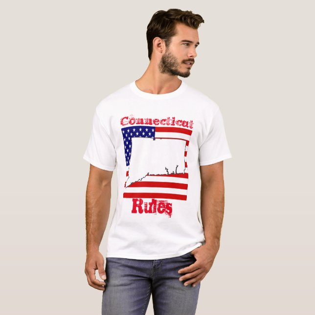 T-SHIRT CONNECTICUT (Devant entier)